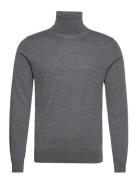 Caine Designers Knitwear Turtlenecks Grey Reiss