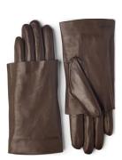 Laura Accessories Gloves Finger Gloves Brown Hestra