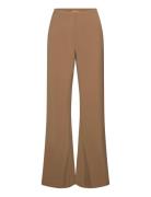 Sgleah, 2013 Triacetate Organza Designers Trousers Wide Leg Brown STIN...