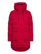 Nordkap Jkt W Sport Coats Padded Coats Red Five Seasons