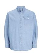 Jjiwilson Jjshirt Longsleeve Wi 273 Tops Shirts Denim Shirts Blue Jack...