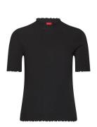 Swittlona Tops T-shirts Turtleneck Black HUGO