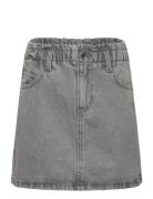 Paperbag Denim Skirt Dresses & Skirts Skirts Denim Skirts Grey Mango