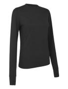 Ls Crew Neck Base Layer Sport Base Layer Tops Black Callaway