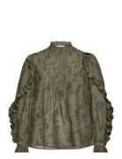 Timmy Tomboy Holly Designers Blouses Long-sleeved Green Zadig & Voltai...