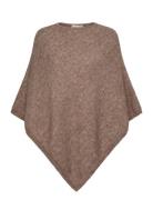 Frsanny Po 1 Tops Knitwear Ponchos Brown Fransa