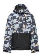 Mission Printed Block Youth Jk Outerwear Snow-ski Clothing Snow-ski Ja...