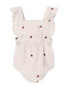 Nbfferilla Romper Bodies Sleeveless Bodies Cream Name It