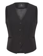 Rubysusbbbielle Waistcoat Blazers Sleeveless Blazers Black Bruuns Baza...