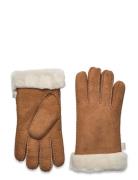 Rhsydney Shearling Gloves Accessories Gloves Finger Gloves Beige Rosem...