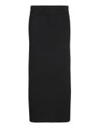 Dazzling Knit Skirt Skirts Knee-length & Midi Skirts Black Moshi Moshi...