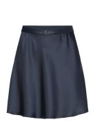 Hana Short Satin Skirt Skirts Short Skirts Navy Ahlvar Gallery