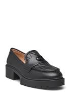 Leah Loafer Shoes Flat Loafers Black Coach