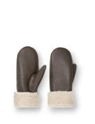 Day Faux Shearling Mittens Accessories Gloves Thumb Gloves Brown DAY E...