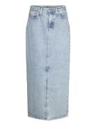 Maxi Denim Skirt Skirts Maxi Skirts Blue Calvin Klein Jeans