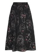 Nanning Skirts Knee-length & Midi Skirts Black Desigual