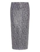 Midi Pencil Skirt Skirts Knee-length & Midi Skirts Grey ROTATE Birger ...