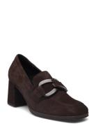 Loafer Shoes Heels Heeled Loafers Brown Gabor