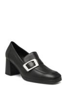 Loafer Shoes Heels Heeled Loafers Black Gabor