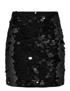 Onlnancy Sequin Skirt Jrs Skirts Short Skirts Black ONLY