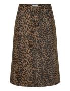 Nugigi Skirt Skirts Knee-length & Midi Skirts Brown Nümph