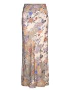 Satin Maxi Skirt Skirts Maxi Skirts Beige By Ti Mo