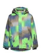 Ski Jacket - Aop Outerwear Snow-ski Clothing Snow-ski Jacket Green Col...