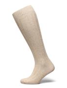 Bodil Chunky Knee-Highs Lingerie Socks Knee High Socks Cream Swedish S...