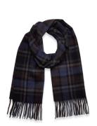 Bs Merlin Scarf Accessories Scarves Winter Scarves Navy Bruun & Stenga...