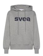 Swcowen Hoodie Tops Sweatshirts & Hoodies Hoodies Grey Svea