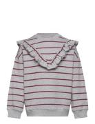 Sweat Shirt Line Ruffel Melange Tops Sweatshirts & Hoodies Sweatshirts...