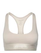 Unlined Bralette Lingerie Bras & Tops Soft Bras Tank Top Bras Cream Ca...