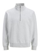 Jjeurban Edge Sweat Half Zip Stydaw24 Ln Tops Sweatshirts & Hoodies Sw...