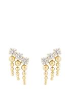 Billie Small Tassel Ear G/Clear - Ørestickere Smykker Gold SNÖ Of Swed...