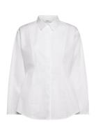 Josca Shirt Tops Shirts Long-sleeved White Stylein