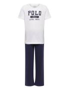 S5-Sleepwear Short Set Pyjamassæt White Polo Ralph Lauren