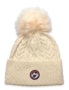 Avoriaz Cable-Knit Beanie Accessories Headwear Beanies Cream Twist & T...