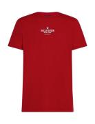 Rwb Hilfiger Tee Tops T-Kortærmet Skjorte Red Tommy Hilfiger