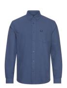 Oxford Shirt Tops Shirts Casual Blue Fred Perry