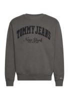 Tjm Rlx Vintage Varsity Crew Tops Sweatshirts & Hoodies Sweatshirts Gr...