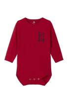 Nbflaby Ls Body Bodies Long-sleeved Red Name It