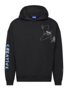 Nedimo Tops Sweatshirts & Hoodies Hoodies Black HUGO BLUE