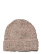 Knit Beanie Accessories Headwear Beanies Beige Mango