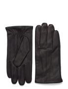 Cognac Leather Gloves Accessories Gloves Finger Gloves Brown Portia 19...