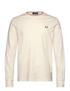 Twin Tipped T-Shirt Tops T-Langærmet Skjorte Cream Fred Perry