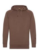 Mmgabel Hood Sweat Tops Sweatshirts & Hoodies Hoodies Brown Mos Mosh G...