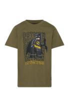 Lwtano 600 - T-Shirt S/S Tops T-Kortærmet Skjorte Khaki Green LEGO Kid...