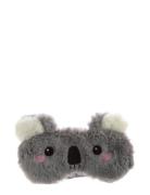 Plush Adoramals Leopard Eye Mask Home Kids Decor Cushions Grey Puckato...