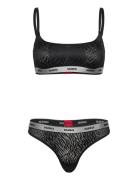 Lace Gift-Set Lingerie Bras & Tops Soft Bras Tank Top Bras Black HUGO