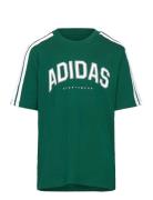 J C Colleg Tee Tops T-Kortærmet Skjorte Green Adidas Sportswear